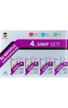 4. Sınıf Üç Boyutlu Soru Bankaları Seti - Zeka Küpü Yayınları 4. Sınıf Üç Boyutlu Soru Bankaları Seti - Zeka Küpü Yayınları