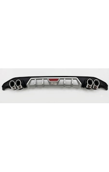 Yeni Hyundai İ20 Bc3 Kasa 2020+ Çift Çıkış Krom Egzozlu Arka Difüzör Yeni Hyundai İ20 Bc3 Kasa 2020+ Çift Çıkış Krom Egzozlu Arka Difüzör
