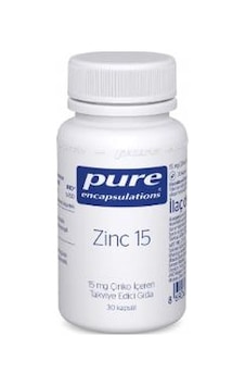 Pure Encapsulations Zinc 15mg 30 Kapsül Pure Encapsulations Zinc 15mg 30 Kapsül