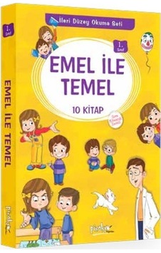 1. Sınıf Emel İle Temel Seti 10 Kitap Takım- Pinokyo