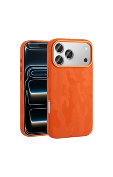 İphone 17 Pro Max Kılıf M-safe Şarj Özellikli Kamuflaj Tasarımlı Nvth Sera Sert Pc Kapak - Turuncu İphone 17 Pro Max Kılıf M-safe Şarj Özellikli Kamuflaj Tasarımlı Nvth Sera Sert Pc Kapak - Turuncu
