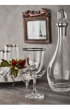 DECORİUM ARS 1115 6 PRC. KIRMIZI SARAP KADEHI DALIA PLATIN DECORİUM ARS 1115 6 PRC. KIRMIZI SARAP KADEHI DALIA PLATIN