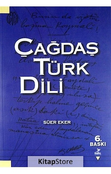 Çağdaş Türk Dili - Süer Eker - Grafiker Yayınları 6. Baskı Çağdaş Türk Dili - Süer Eker - Grafiker Yayınları 6. Baskı