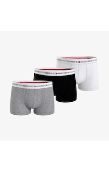 Tommy Hilfiger 3'lü Trunk Erkek Gri Boxer Düz Um0um02761 Gri