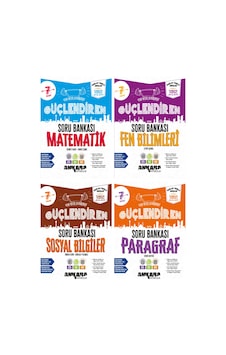 Ankara 2027 7. Sınıf Matematik + Fen Bilgisi + Sosyal + Paragraf Güçlendiren Soru Seti 4 Kitap Maarif Model Ankara 2027 7. Sınıf Matematik + Fen Bilgisi + Sosyal + Paragraf Güçlendiren Soru Seti 4 Kitap Maarif Model