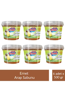 Ernet Sıvı Arap Sabunu Kase 500 Gr X 6 Adet Tekli Ernet Sıvı Arap Sabunu Kase 500 Gr X 6 Adet Tekli