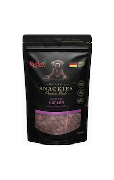 Reflex Snackies Kuzu Küp Kurutulmuş Et Köpek Ödülü 80 G Reflex Snackies Kuzu Küp Kurutulmuş Et Köpek Ödülü 80 G