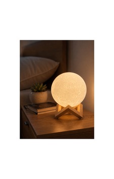 3d Ay Gece Lambası Ahşap Standlı Dekoratif Led Masa Lambası . 34975568 3d Ay Gece Lambası Ahşap Standlı Dekoratif Led Masa Lambası . 34975568