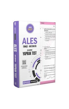 Pegem 2027 Ales Yaprak Test Türkçe-matematik Çek Kopart Pegem 2027 Ales Yaprak Test Türkçe-matematik Çek Kopart
