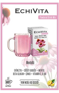 Echıvıtıa Drink Mix Menthol Beta-glucan 12 Saşe