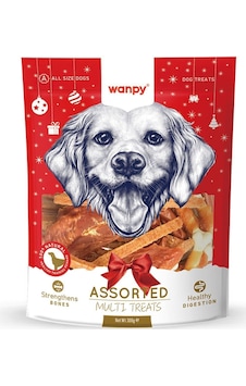 Wanpy Karışık Yılbaşı Özel Yetişkin Köpek Ödül Maması 300 G Wanpy Karışık Yılbaşı Özel Yetişkin Köpek Ödül Maması 300 G