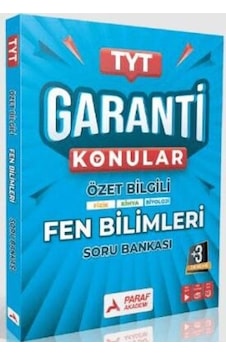 Paraf Tyt Fen Bilimler Garanti Konular Soru Bankası