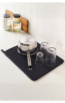 Siyah Renkli Ekstra Emici Bulaşık Kurutma Matı & Mutfak Tezgah Üstü Örtüsü 45x34 Cm Şeffaf Siyah Renkli Ekstra Emici Bulaşık Kurutma Matı & Mutfak Tezgah Üstü Örtüsü 45x34 Cm Şeffaf