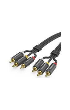 Qgeem Qg-au13 Rca Aux Audio Kablo 1.83m Siyah Qgeem Qg-au13 Rca Aux Audio Kablo 1.83m Siyah