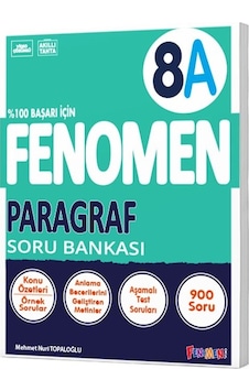 Fenomen Okul Yayınları Lgs 8. Sınıf Paragraf A Soru Bankası,97862 Fenomen Okul Yayınları Lgs 8. Sınıf Paragraf A Soru Bankası,97862