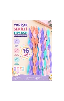 Pastel Renkli 16 Adet Yaprak Şekilli Şönil 30 Cm 6mm Karışık Pastel Renkler Tüylü Peluş Elişi Hobi Okul Öncesi Kreş Pastel Renkli 16 Adet Yaprak Şekilli Şönil 30 Cm 6mm Karışık Pastel Renkler Tüylü Peluş Elişi Hobi Okul Öncesi Kreş
