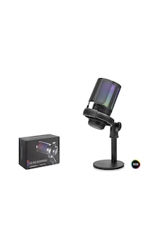 Profesyonel Gaming Rgb Mikrofon 192 Khz / 24 Bit Kondenser Kayıt Seti Type-c - Siyah Me6sb Profesyonel Gaming Rgb Mikrofon 192 Khz / 24 Bit Kondenser Kayıt Seti Type-c - Siyah Me6sb