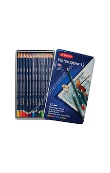 Derwent Watercolour- Suluboya Kalemi 12 Renk Teneke Kutu Karışık Renk Derwent Watercolour- Suluboya Kalemi 12 Renk Teneke Kutu Karışık Renk