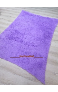Doğuş Tavşan Tüyü Lila 140X200 Cm Yay Şeklinde Peluş Halı Doğuş Tavşan Tüyü Lila 140X200 Cm Yay Şeklinde Peluş Halı