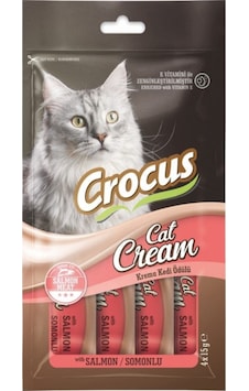 Crocus Somonlu Krema Kedi Ödülü4x15g Crocus Somonlu Krema Kedi Ödülü4x15g