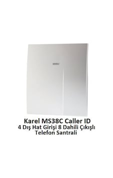 Karel Ms38C 4/8 Kapasiteli Caller Id Telefon Santral Cihazı Karel Ms38C 4/8 Kapasiteli Caller Id Telefon Santral Cihazı