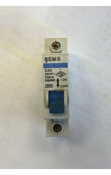 Şems 1p C40a 3ka W Otomat Sigorta