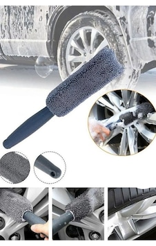 Mikrofiber Araç Yıkama Fırçası Jant Temizleme Araç Parlatma Fırçası Pratik Çizmeden Temizlik