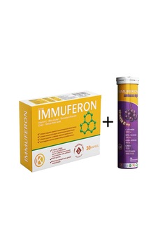 Immuferon - Beta Glucan Vitamin C Çinko Kara Mürver İçerikli