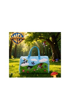 Warner Bros The Powerpuff Girls Mavi Peluş Çanta Mavi Mavi