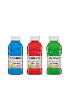 Childgen Süper Yıkanabilir 3'lü Parmak Boya Seti 3 x 350 ML (Mavi-Yeşil-Kırmızı) Childgen Süper Yıkanabilir 3'lü Parmak Boya Seti 3 x 350 ML (Mavi-Yeşil-Kırmızı)