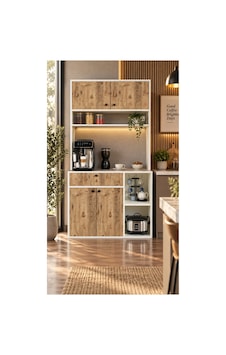 Nisan Kahve Köşesi Çekmeceli Çok Amaçlı Mutfak Dolabı Beyaz & Atlantik Çam Beyaz-atlantik Çam - 906150037 Beyaz-atlantik Çam Nisan Kahve Köşesi Çekmeceli Çok Amaçlı Mutfak Dolabı Beyaz & Atlantik Çam Beyaz-atlantik Çam - 906150037 Beyaz-atlantik Çam
