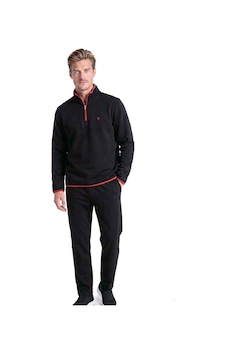 Pierre Cardin 6162 Erkek Uzun Kollu Quarter Zip Eşofman Takımı-siyah Pierre Cardin 6162 Erkek Uzun Kollu Quarter Zip Eşofman Takımı-siyah