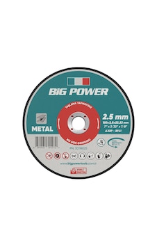 Big Power 180 2.5 22.23 Metal Kesme Taşı 5 Adet Big Power 180 2.5 22.23 Metal Kesme Taşı 5 Adet