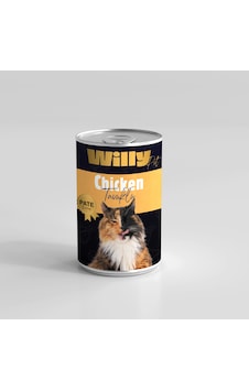 Willypet Pate Tavuk Etli Yetişkin Konserve Kedi Maması 20 x 400 G Willypet Pate Tavuk Etli Yetişkin Konserve Kedi Maması 20 x 400 G