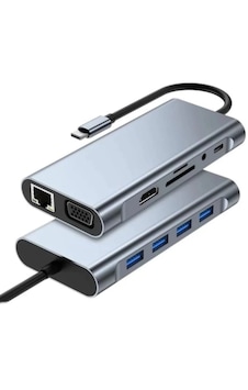 Go İthalat 8in1 Type-c Çoklayıcı Hub Hdmı 4k Usb 3.0 Sd Tf Kart Rj45 Ethernet Dönüştürücü Adaptör Go İthalat 8in1 Type-c Çoklayıcı Hub Hdmı 4k Usb 3.0 Sd Tf Kart Rj45 Ethernet Dönüştürücü Adaptör