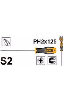 Ingco Hs68Ph2125 Mıknatıslı Yıldız Tornavida Ph2*125