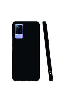 Vivo V21e Kılıf Kamera Korumalı Silikon Rubber Arka Kapak Siyah Vivo V21e Kılıf Kamera Korumalı Silikon Rubber Arka Kapak Siyah