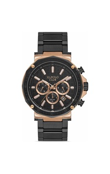 Jg.polo Clup Jpc.0822.2925m.3 Kol Saati Rose Gold Erkek Kol Saati- Siyah Jg.polo Clup Jpc.0822.2925m.3 Kol Saati Rose Gold Erkek Kol Saati- Siyah