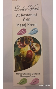 Dolce Vera At Kestanesi Özlü Masaj Kremi 150ml Dolce Vera At Kestanesi Özlü Masaj Kremi 150ml