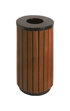 Ahşaplı Dış Mekan Çöp Kovası Avm Park Bahçe Metal Çöp Kutusu-9039238423719 Ahşaplı Dış Mekan Çöp Kovası Avm Park Bahçe Metal Çöp Kutusu-9039238423719