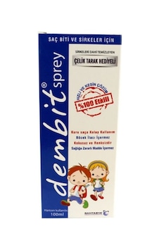 Dembit Saç Biti ve Sirkeler İçin Sprey 100 ML – Çelik Tarak Hediy Dembit Saç Biti ve Sirkeler İçin Sprey 100 ML – Çelik Tarak Hediy