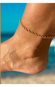 Feron Accessories Halhal Zincir Gold Feron Accessories Halhal Zincir Gold