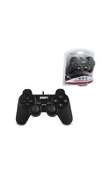 Ps3 Siyah Oyun Kolu Analog Titreşimli Usb Kablo 15 Tuş - 2 Analog - 8 Yön Tetikleyici 1.8mt Kablo Bx