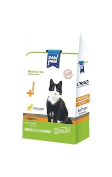 Pawpaw Somonlu Kısırlaştırılmış Yetişkin Kedi Maması 1500 G Pawpaw Somonlu Kısırlaştırılmış Yetişkin Kedi Maması 1500 G