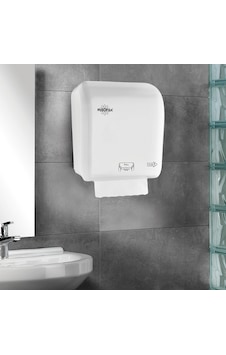 Rulopak Autocut Kağıt Havlu Dispenseri 21 Cm Beyaz Rulopak Autocut Kağıt Havlu Dispenseri 21 Cm Beyaz