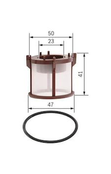 BOSCH F026400555 HAVA FİLTRESİ BOSCH F026400555 HAVA FİLTRESİ
