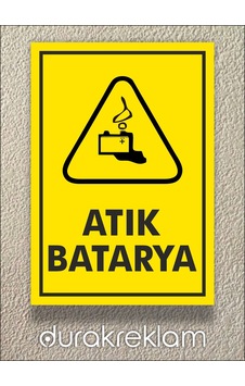Atık Batarya Tabelası