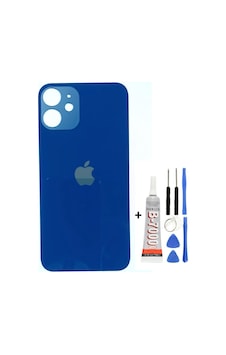 Apple Uyumlu iPhone , , 12 Arka Cam Kapağı + Yapıştırıcı + Tamir Set - Mavi Mavi Apple Uyumlu iPhone , , 12 Arka Cam Kapağı + Yapıştırıcı + Tamir Set - Mavi Mavi