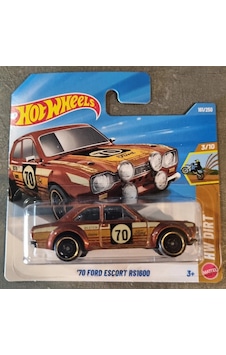 Hot Wheels 70 Ford Escort Rs1600 Kahverengi Hw Dirt 161/250 Metal Model Araba Sarı