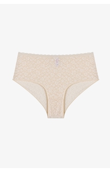 Penti Bej Easy Lace Dantel Yüksek Bel Slip Külot